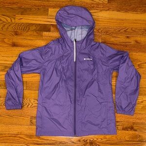 Columbia Kids Raincoat in Vibrant Purple